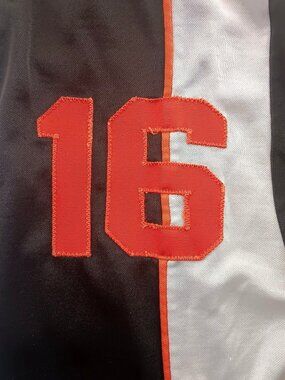 True Vintage T-Shirt Large Cannon Soccer Jersey Stitched Letters #16 1980's USA